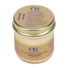 OBE Organic Body Essentials Hand and Body Cream, Extreme, Musky Blooms