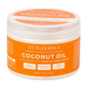 Sunaroma Leave In Conditioner, Coconut Oil, Curly Enhancing