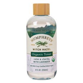 Humphrey's Facial Toner Witch Hazel Calm &amp; Clarify with Lavender, Organic