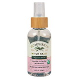 Humphrey's Facial Mist Witch Hazel Soothe & Clarify with Rose, Organic