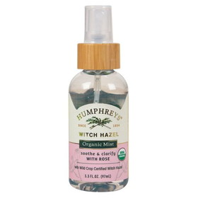 Humphrey's Facial Mist Witch Hazel Soothe &amp; Clarify with Rose, Organic