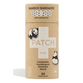 Nutricare Patch Coconut Oil Kids, Bamboo Bandages, Adhesive Strips