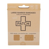 Nutricare Patch Natural, Bamboo Bandages, Large Square & Rectangles