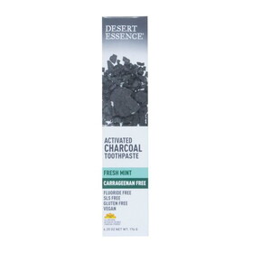 Desert Essence Toothpaste, Activated Charcoal