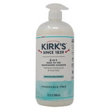 Kirk's Body Wash, 3 in 1 Head to Toe Nourishing Cleanser, Fragrance Free