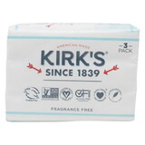 Kirk's Bar Soap, Gentle Castile, Fragrance Free