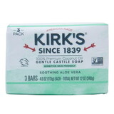 Kirk's Bar Soap, Gentle Castile, Soothing Aloe Vera