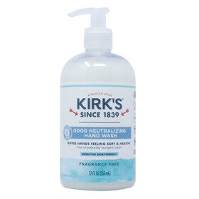 Kirk's Hand Soap, Hydrating &amp; Odor Neutralizing, Fragrance Free