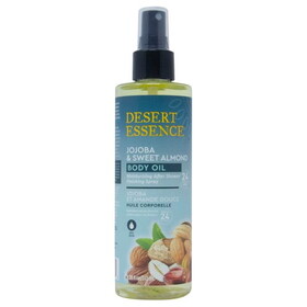 Desert Essence Body Oil Spray, Jojoba &amp; Sweet Almond
