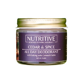 Nutritive Deodorant, Cedar & Spice - 2.4 oz
