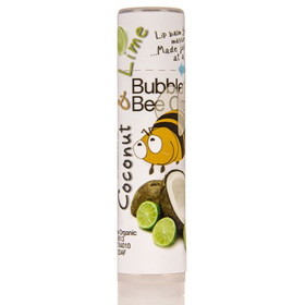 Bubble &amp; Bee Organics Lip Balm, Coconut Lime, Organic