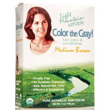 Light Mountain Color the Gray! Hair Color #3 Medium Brown, Organic