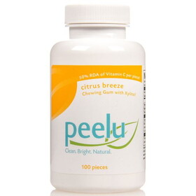 Peelu Vitamin C Chewing Gum Citrus Breeze
