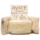 Deodorant Stones of America Ayate Washcloth with Seaweed Soap