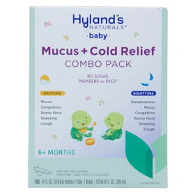 Hyland's Baby Mucus &amp; Cold Relief, Day &amp; Nighttime, Value Pack