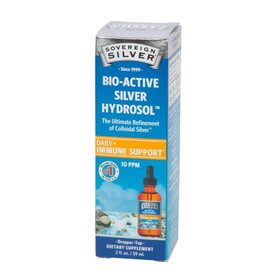 Sovereign Silver Bio-Active Silver Hydrosol, Dropper Top