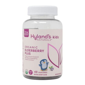 Hyland's Elderberry Plus, Kids, Berry, Gummies, Organic