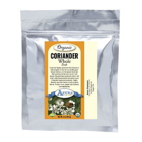 Azure Market Organics Coriander Seeds, Whole, Organic