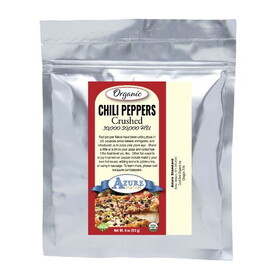 Azure Market Organics Chili Peppers, Crushed, Organic
