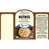 Azure Market Organics Nutmeg, Ground, Organic