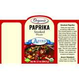Azure Market Organics Paprika Powder, Smoked, Organic