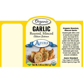 Azure Market Organics Garlic Roasted, Minced, Organic