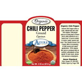 Azure Market Organics Chili Pepper, Ground, Organic
