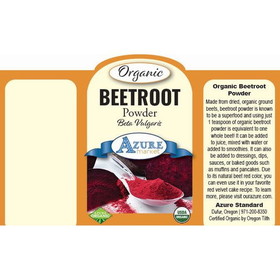 Azure Market Organics Beetroot Powder, Organic