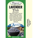 Azure Market Organics Lavender Whole, Organic