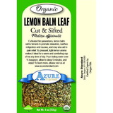 Azure Market Organics Lemon Balm Leaf, Cut & Sifted, Organic