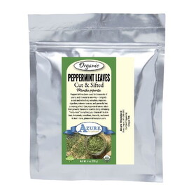 Azure Market Organics Peppermint Leaves, Cut &amp; Sifted, Organic