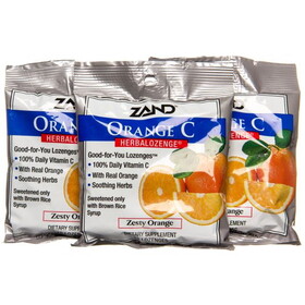 Zand Vitamin C Lozenges, Orange