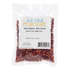 Azure Market Bell Peppers, Red, Diced, Dehydrated