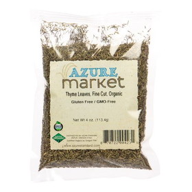 Azure Market Organics Thyme Leaves, Fine Cut, Organic