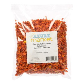 Azure Market Carrot Puffed, Diced, Dehydrated