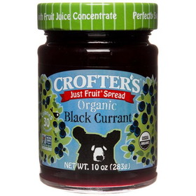 Crofter's Black Currant Just Fruit Spread, Organic
