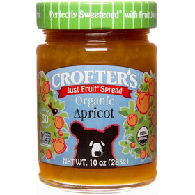 Crofter's Apricot Just Fruit Spread, Organic