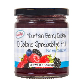 Cornaby's Spreadable Fruit Jam, Sugar Free, Mountain Berry Cobbler