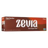 Zevia LLC Ginger Root Beer, Diet Soda