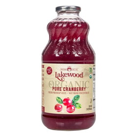 Lakewood Organic Juices Cranberry Juice, Pure, Organic