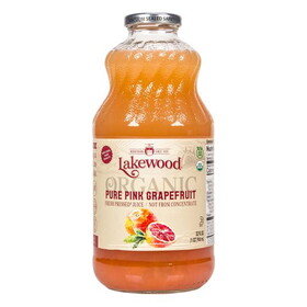 Lakewood Organic Juices Pink Grapefruit Juice, Pure, Organic