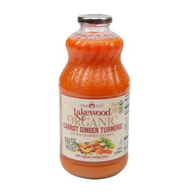 Lakewood Organic Juices Carrot Ginger Turmeric Juice, Organic