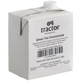 Tractor Beverage Co. Unsweet Green Tea, 8.5:1 Concentrate, Organic
