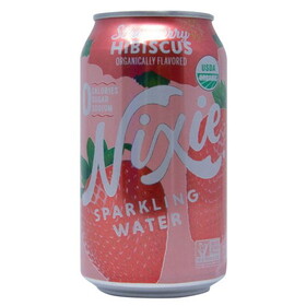 Nixie Sparkling Water, Strawberry Hibiscus, Organic