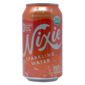 Nixie Sparkling Water, Grapefruit, Organic