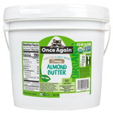 Once Again Nut Butter, Inc. Almond Butter, Unsweetened & Lightly Toasted, Creamy, Salt Free, Organic
