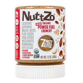 NuttZo Seven Nut &amp; Seed Butter, Power Fuel, Crunchy, Organic