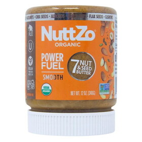 NuttZo Seven Nut &amp; Seed Butter, Power Fuel, Smooth, Organic