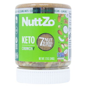 NuttZo Seven Nut &amp; Seed Butter, Keto, Crunchy