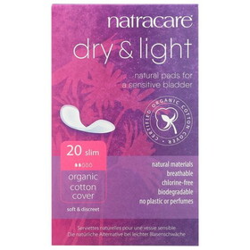 Natracare Dry + Light Pads, Sensitive Bladder